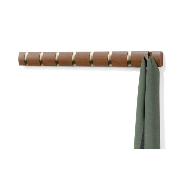 Rjav stenski obešalnik iz masivnega topola Flip – Umbra-image-4