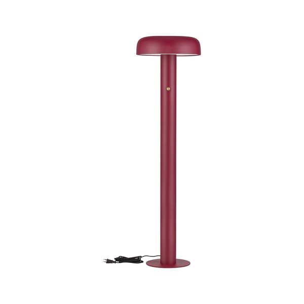Bordo rdeča kovinska LED zatemnitvena stoječa svetilka (višina 142 cm) Noelia – Nova Luce