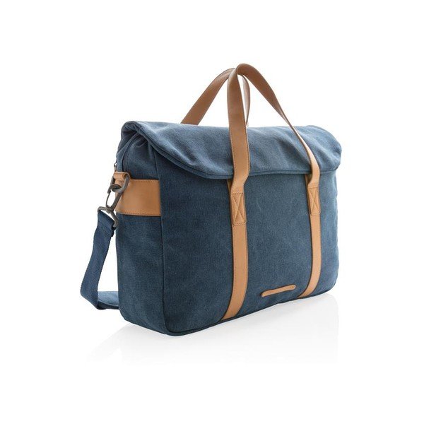 Modra platnena torba za prenosni računalnik 15,6'' XD Design Collection, 16 l