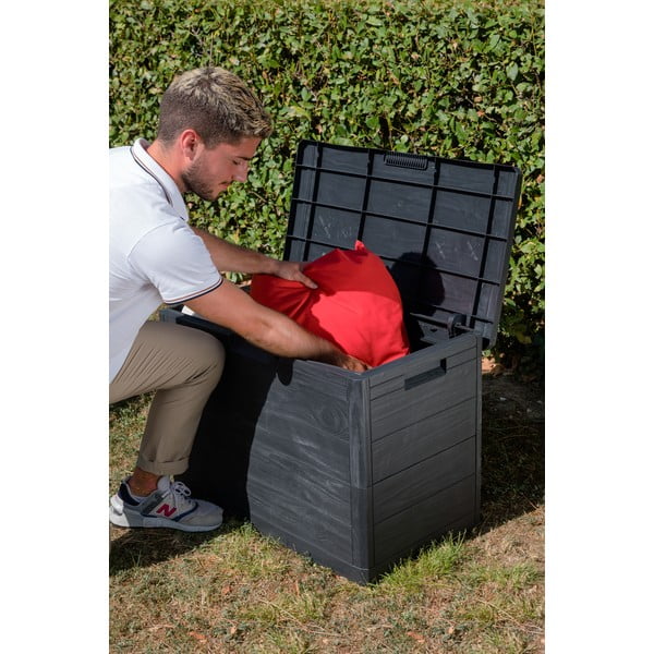 Antracitno siva vrtna škatla za shranjevanje Woodys – Toomax-image-1