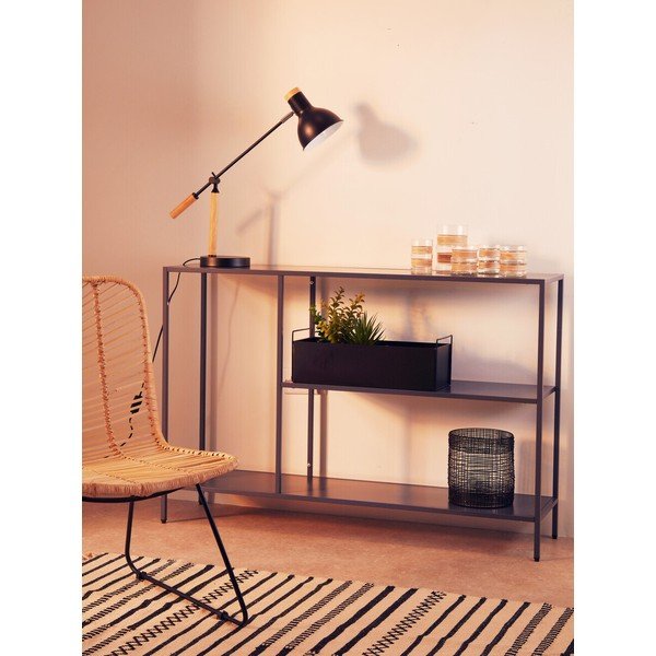 Siva jeklena stranska mizica 30x120 cm Acero – Premier Housewares-image-1