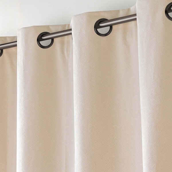 Bež žametna zavesa 140x260 cm Olympe – douceur d'intérieur-image-3