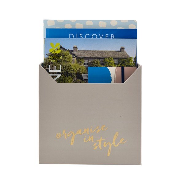 Sivi organizator pisalne mize Busy B Filing Box-image-1