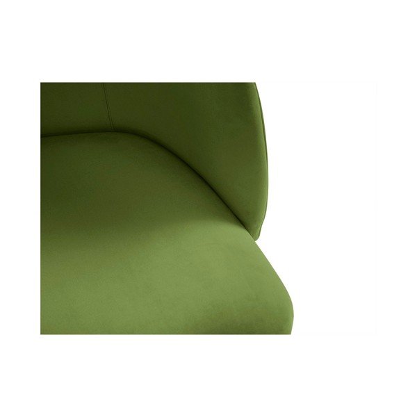 Zeleni jedilni stol z žametnim oblazinjenjem Windsor & Co Sofas Aurora-image-4