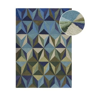 Modra volnena preproga 120x170 cm Reverie – Flair Rugs