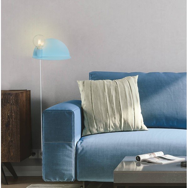 Modra stenska svetilka s polico Homemania Decor Shelfie-image-4