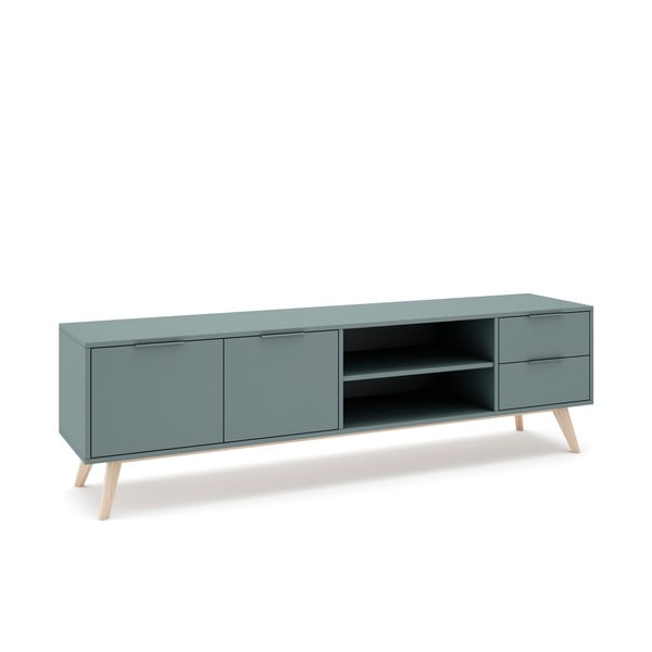 Prašno zelena TV omarica 180x53x40 cm Pisco – Marckeric-image-4