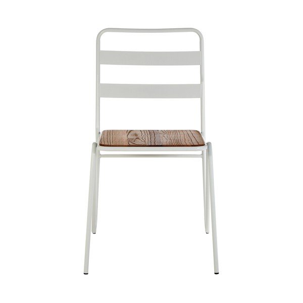 Bel/v naravni barvi jedilni stol iz masivnega bresta District – Premier Housewares-image-2