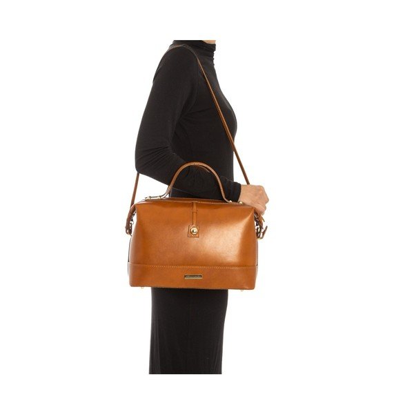 Usnjena torbica Anna Luchini 355L Cognac-image-4
