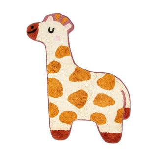 Oranžna in bež otroška bombažna preproga Sass & Belle Giraffe, 57 x 80 cm