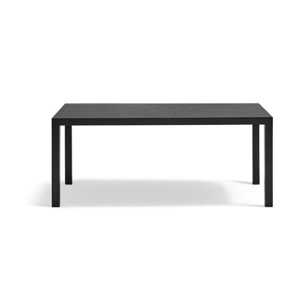 Jedilna miza s hrastovo mizno ploščo 75x180 cm Alma – Teulat-image-3