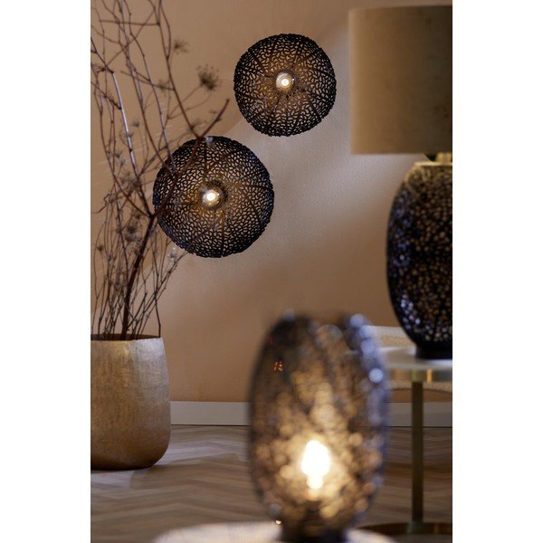 Črna stenska svetilka Sinula - Light & Living-image-1