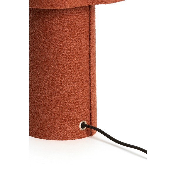 Opečnato oranžna namizna svetilka s tekstilnim senčilom (višina 50 cm) Musaby – Light & Living-image-2