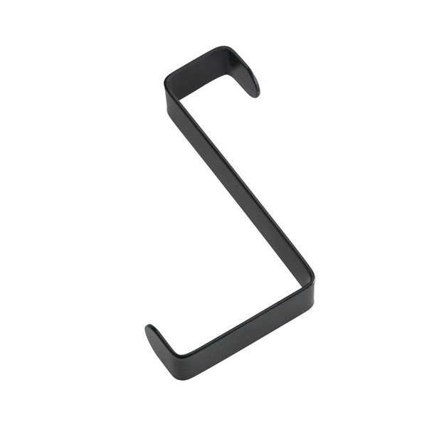 Komplet 4 črnih obešalnikov za vrata Wenko-image-3