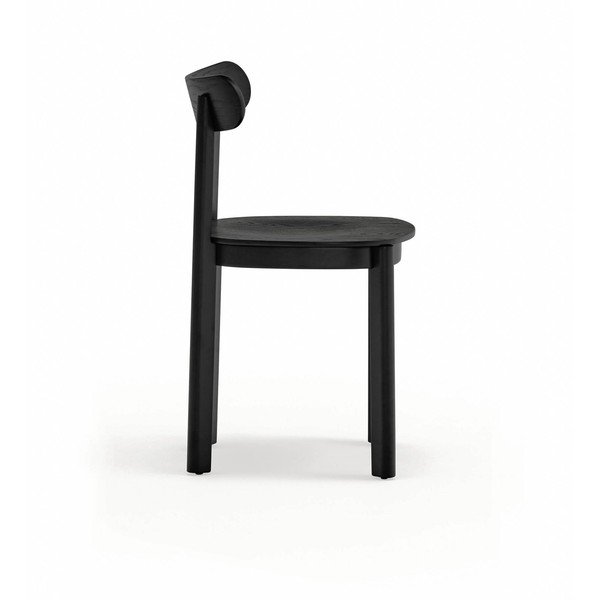 Črn jedilni stol v jesenovem dekorju Nara – Teulat-image-3