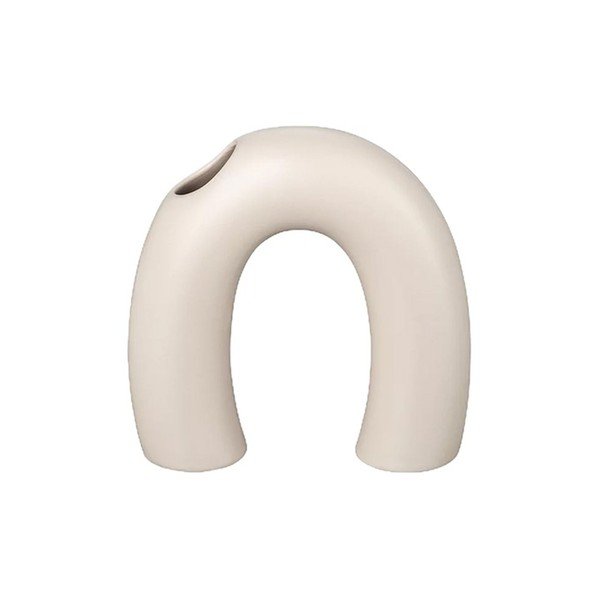 Kremno bela keramična vaza (višina 12 cm) Kagetsu – Blomus