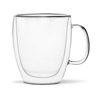 Skodelica z dvojno steno Vialli Design Molly, 480 ml