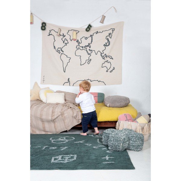 Stenski zemljevid 160x120 cm Canvas Map – Lorena Canals-image-3