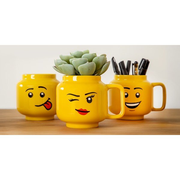 Rumena keramična otroška skodelica 530 ml Head - LEGO®-image-2