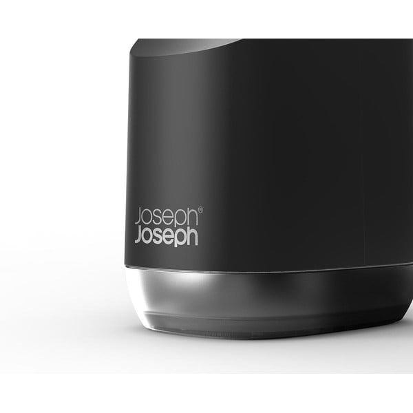 Črn plastičen dozirnik za milo 350 ml Slim – Joseph Joseph-image-4