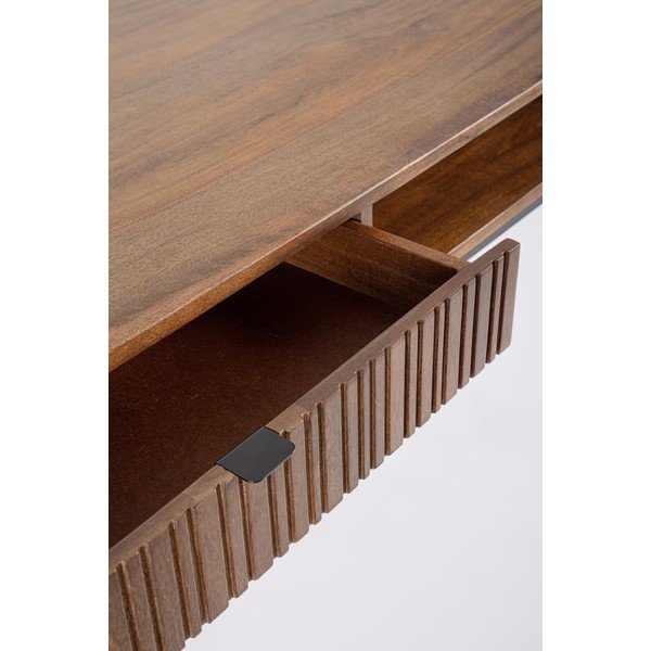 Pisalna miza z mizno ploščo iz mangovega lesa 60x120 cm Tadita – Bizzotto-image-2