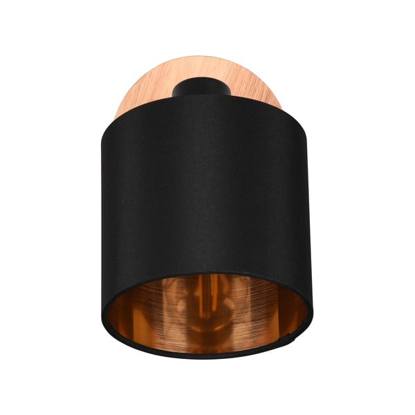 Črno/naravno točkovno svetilo ø 12 cm Tommy – Reality-image-4