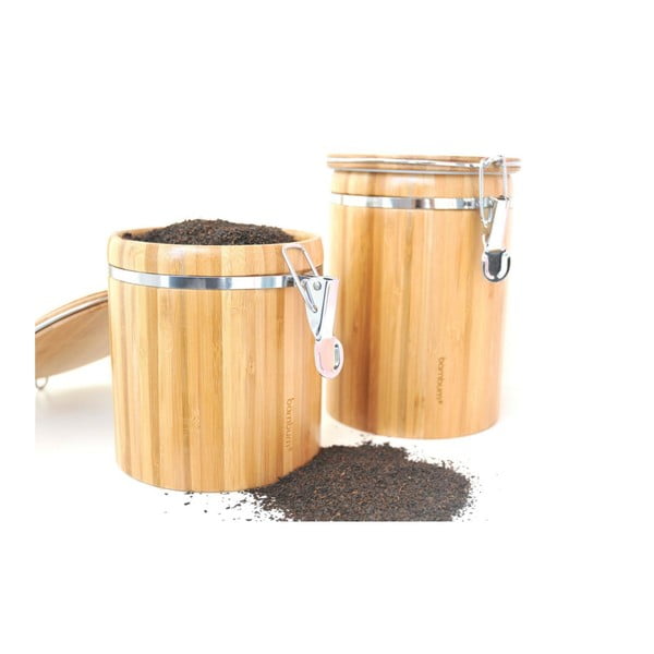 Bambusova škatla za shranjevanje Bambum Sante, višina 15 cm-image-2