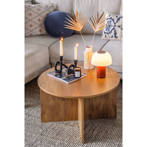 Okrogla stranska mizica ø 70 cm Bruno – Bonami Essentials-image-4