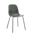 Zelen plastičen jedilni stol Whitby – Unique Furniture