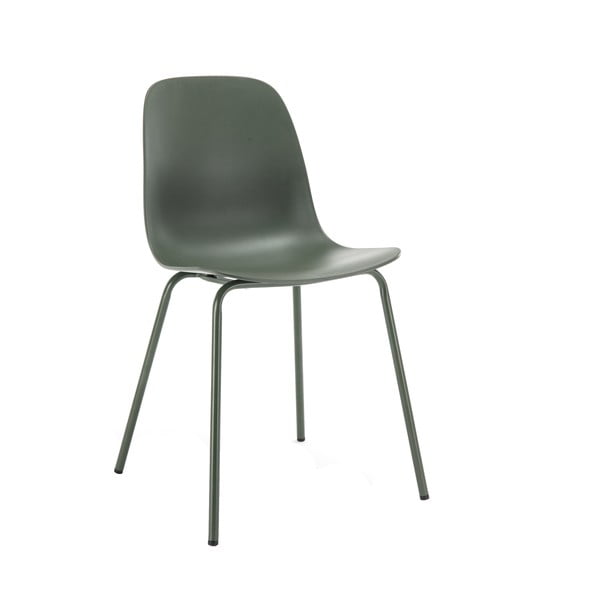 Zelen plastičen jedilni stol Whitby – Unique Furniture