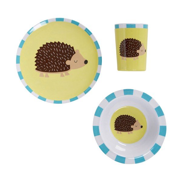 3-delni jedilni set za otroke z motivom ježka Premier Housewares-image-3