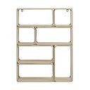 Bež večnivojska kovinska polica 48 cm Lanciano – House Nordic