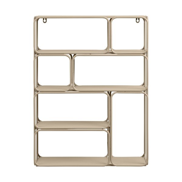 Bež večnivojska kovinska polica 48 cm Lanciano – House Nordic