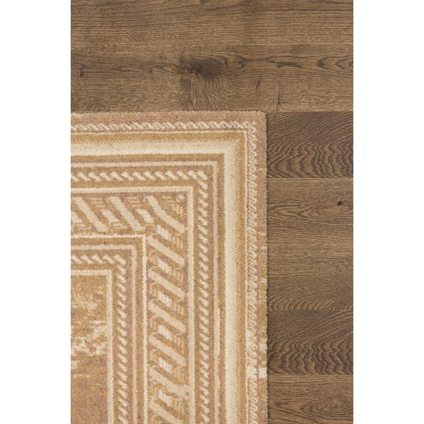 Bež volnena preproga 133x180 cm Emily – Agnella-image-3