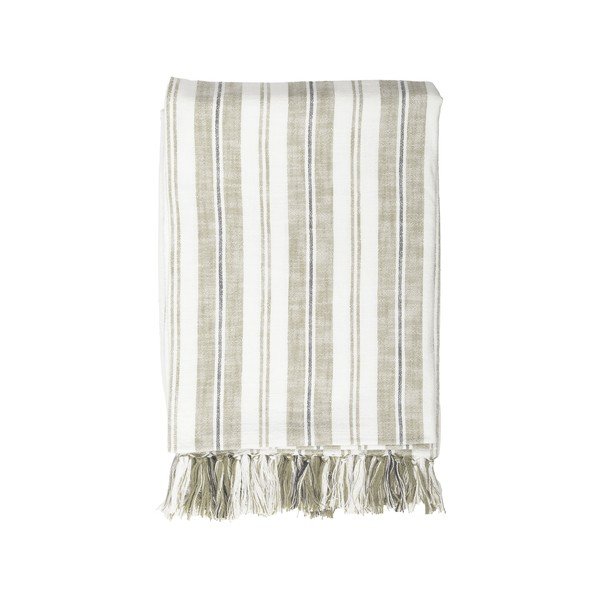 Zelena bombažna odeja 150x200 cm Indira – Tiseco Home Studio