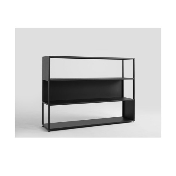 Črn knjižni regal CustomForm Hyller Side-image-4