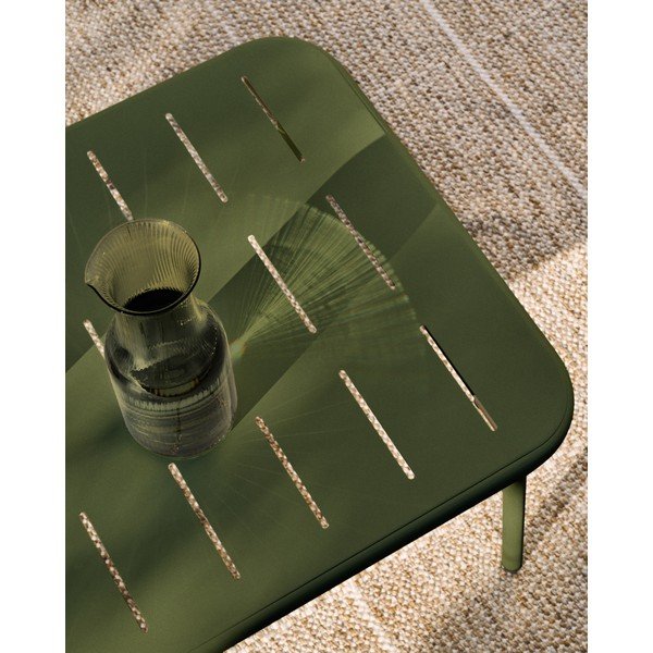 Jeklena vrtna klubska mizica 50x90 cm Zivia – Kave Home-image-4