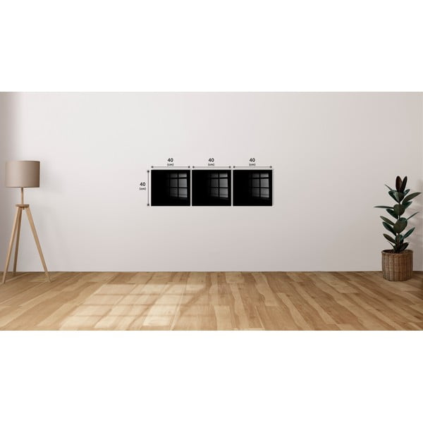 Slike v kompletu 3 ks 40x40 cm City – Wallity-image-3