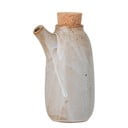 Bež-bela steklenica z zamaškom Bloomingville Masami, 600 ml