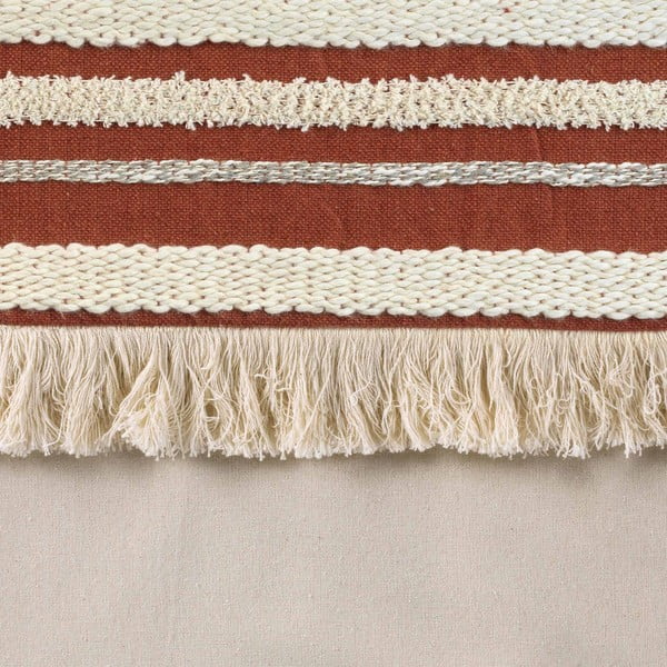 Bombažna zavesa v opečnato oranžni in naravni barvi 140x240 cm Atlas – douceur d'intérieur-image-3