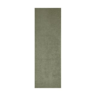 Temno zelen tekač Mint Rugs Supersoft, 80 x 250 cm