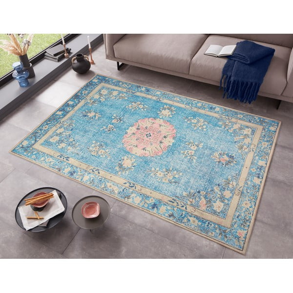 Modra preproga 150x80 cm - Ragami-image-1