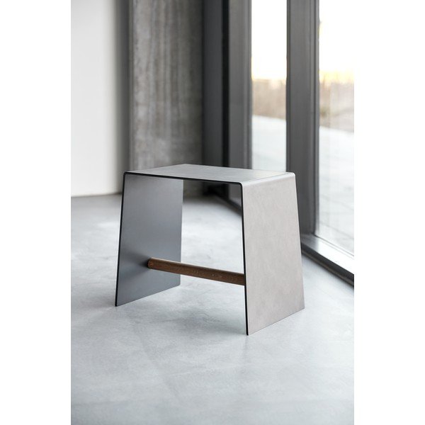 Sivo-bež kovinski stolček Bull – LIND DNA-image-1