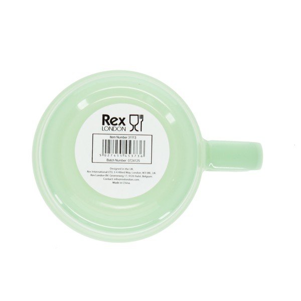 Mentolno zelena steklena skodelica 280 ml – Rex London-image-4