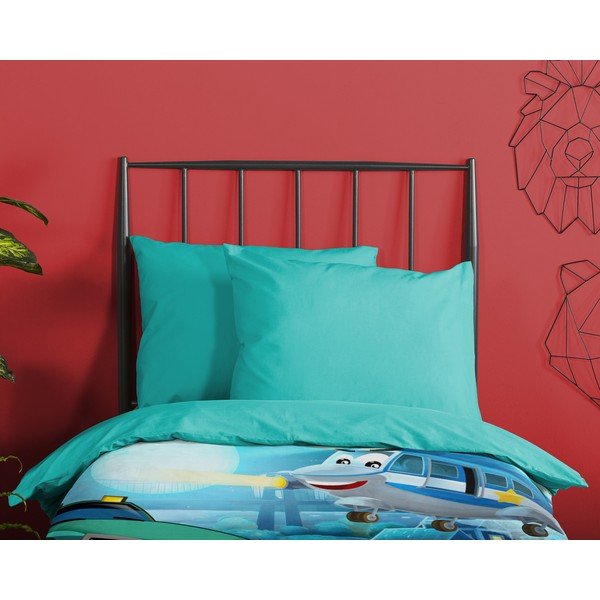 Enojna bombažna otroška posteljnina 140x200 cm – Good Morning-image-2