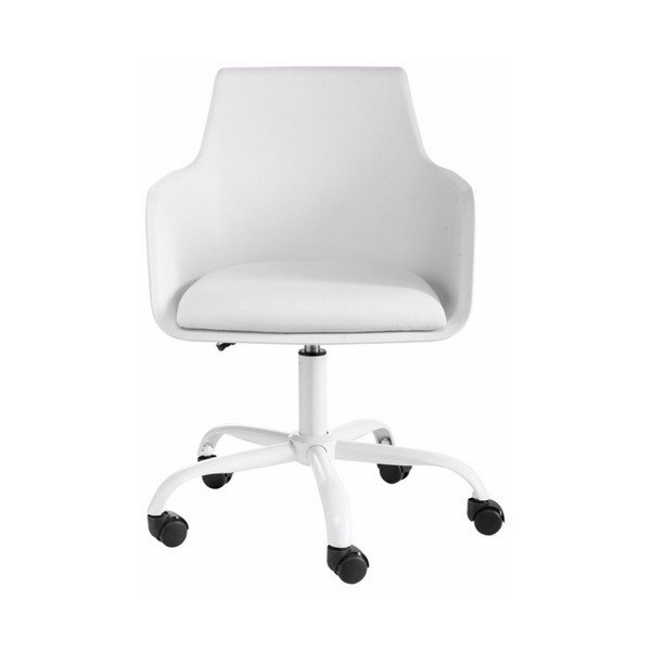 Beli nastavljivi pisarniški stol Støraa Leslie-image-4