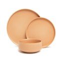 12-delni opečnato oranžni lončeni set posode Bonami Selection Malia