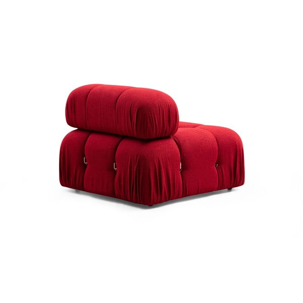 Rdeča modularna sedežna garnitura (sredinski modul) Bubble  – Artie