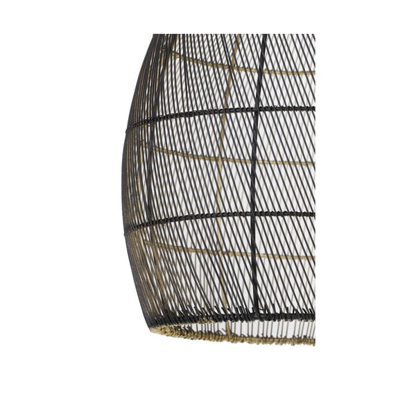 Črna/zlata viseča svetilka s kovinskim senčilom ø 40 cm Meya – Light & Living-image-4