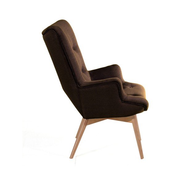 Temno rjav fotelj Max Winzer Aiko-image-3